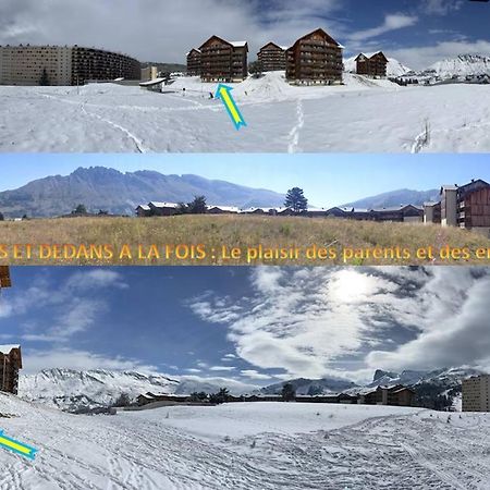 Appartement 8-10 Personnes Superdevoluy Hautes Alpes Rez De Chaussee Vue Panoramique 3 Chambres Saint-Étienne-en-Dévoluy Esterno foto