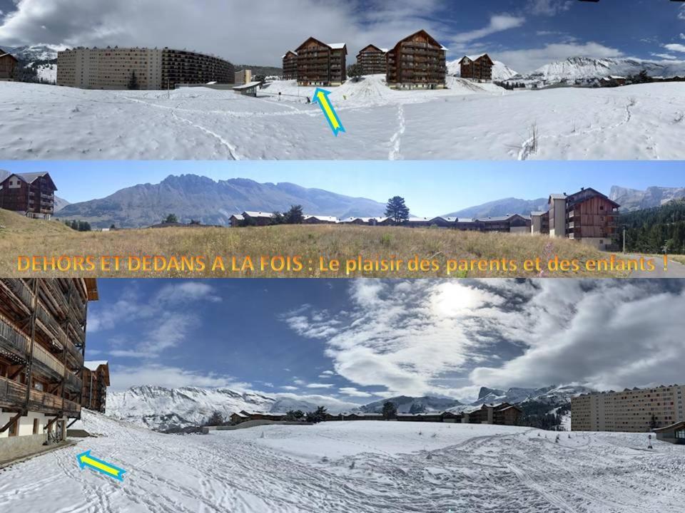 Appartement 8-10 Personnes Superdevoluy Hautes Alpes Rez De Chaussee Vue Panoramique 3 Chambres Saint-Étienne-en-Dévoluy Esterno foto