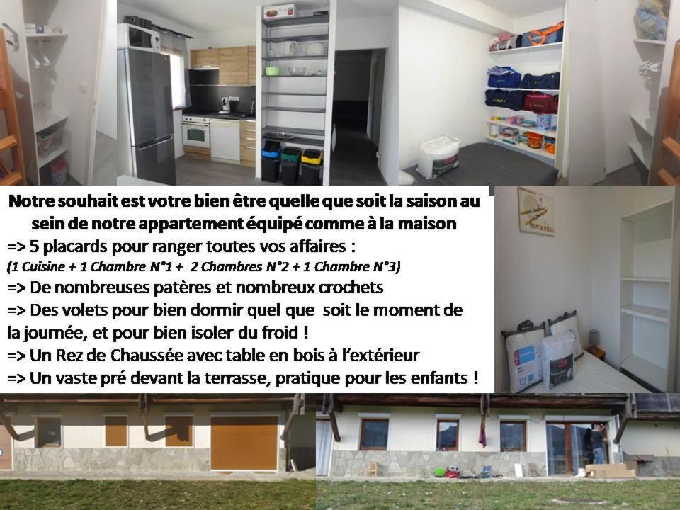 Appartement 8-10 Personnes Superdevoluy Hautes Alpes Rez De Chaussee Vue Panoramique 3 Chambres Saint-Étienne-en-Dévoluy Esterno foto